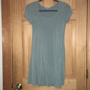 Green t-shirt dress